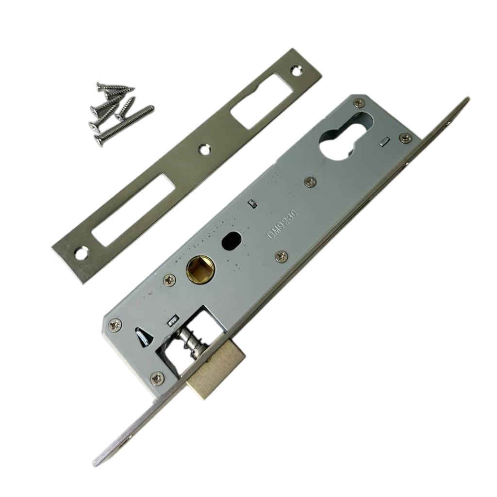 Замок DORMAKABA ALU, 30/92/24, с защелкой/ригелем и отв. планкой Замок DORMAKABA ALU, 30/92/24, с защелкой/ригелем и отв. планкой