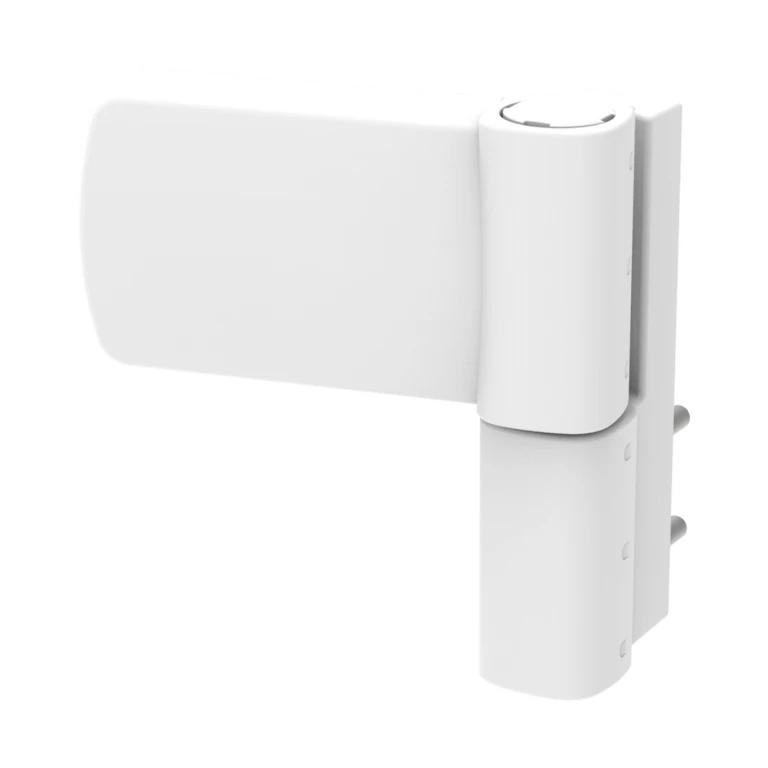 Петля REZE ALPHA XL дверная 90 мм (19-23 мм), RAL 9016 белый