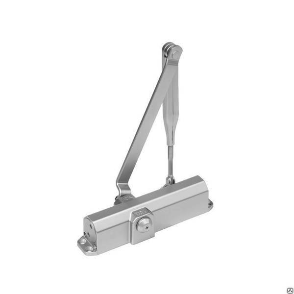 Доводчик DORMAKABA TS Compakt EN2/3/4, с тягой, RAL 9006 серебро